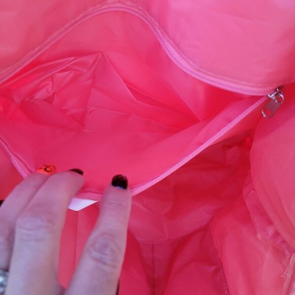 Ladies Tote Coral Bag Purse - Picture 5 of 10